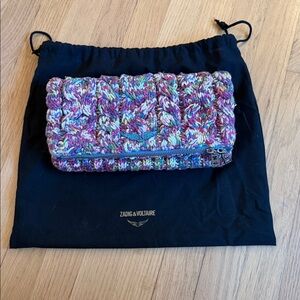 Zadig & Voltaire Colorful Woven Crossbody Bag